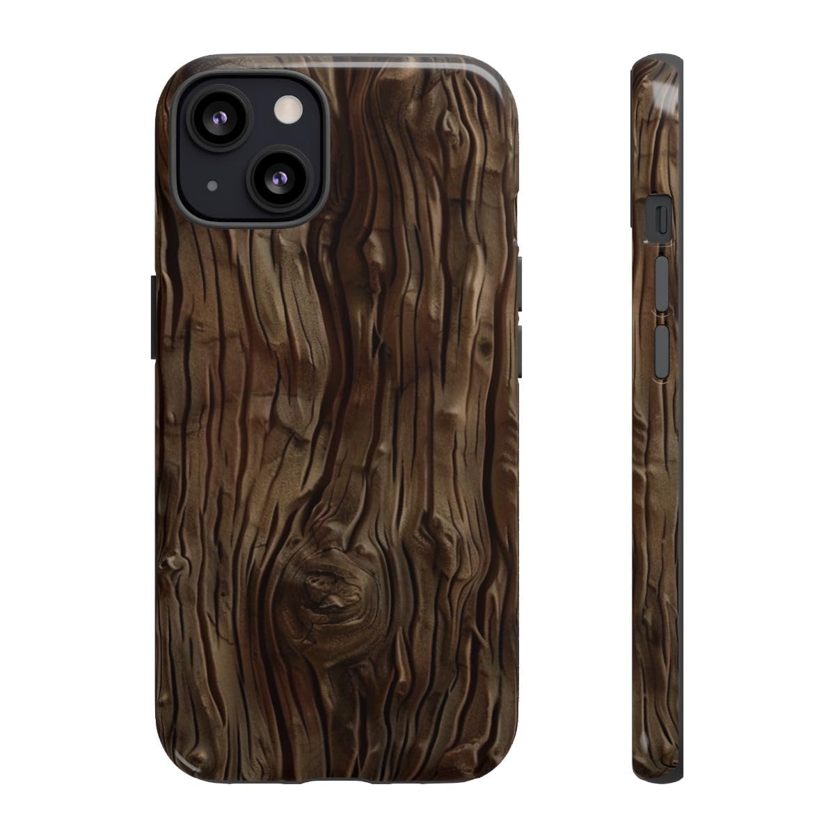 Coque iPhone 13 motif bois résoud le problème des rayures avec style