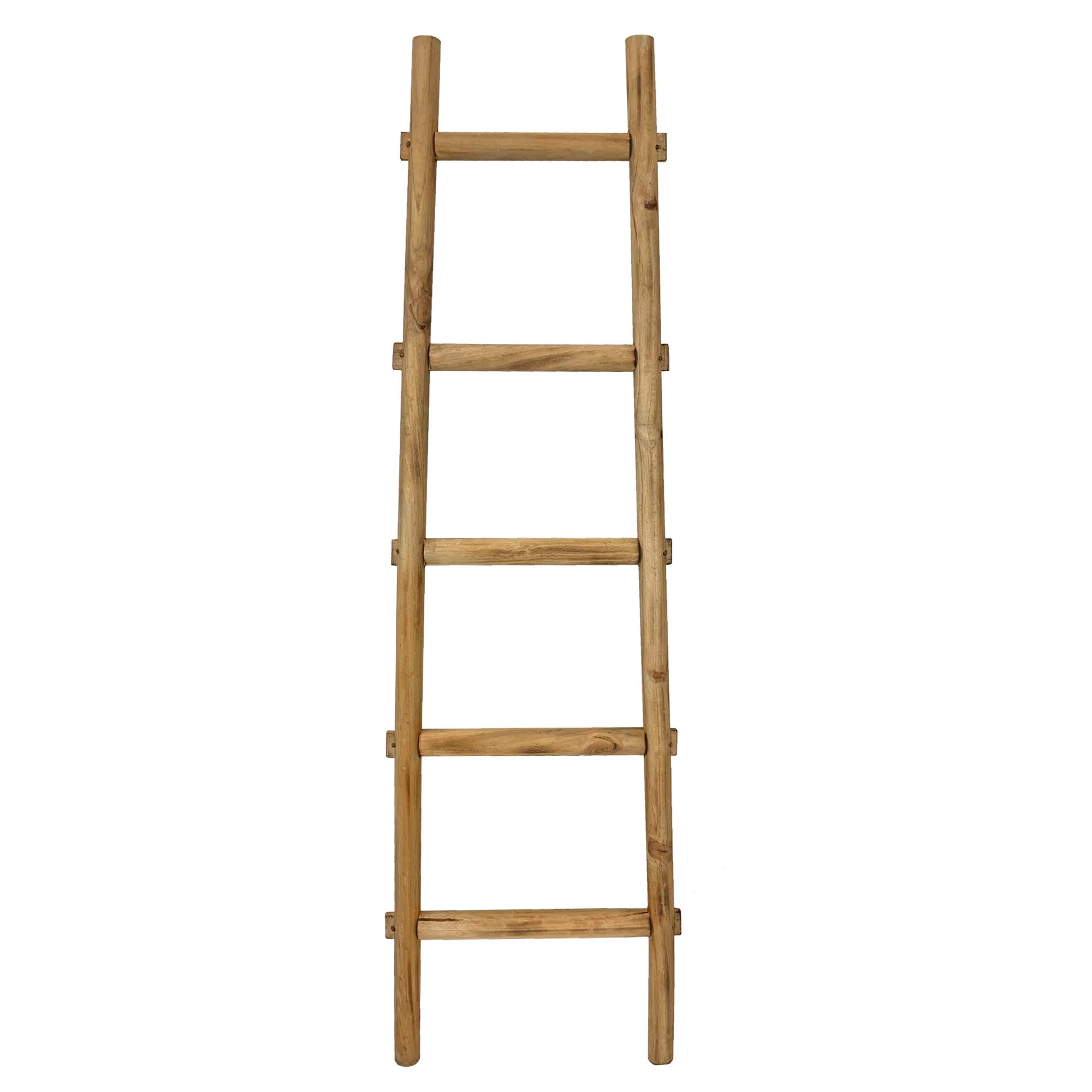 Screen Gems Brown Decorative Ladder (CRACK IN POST AS SHOWN IN PICTURE)