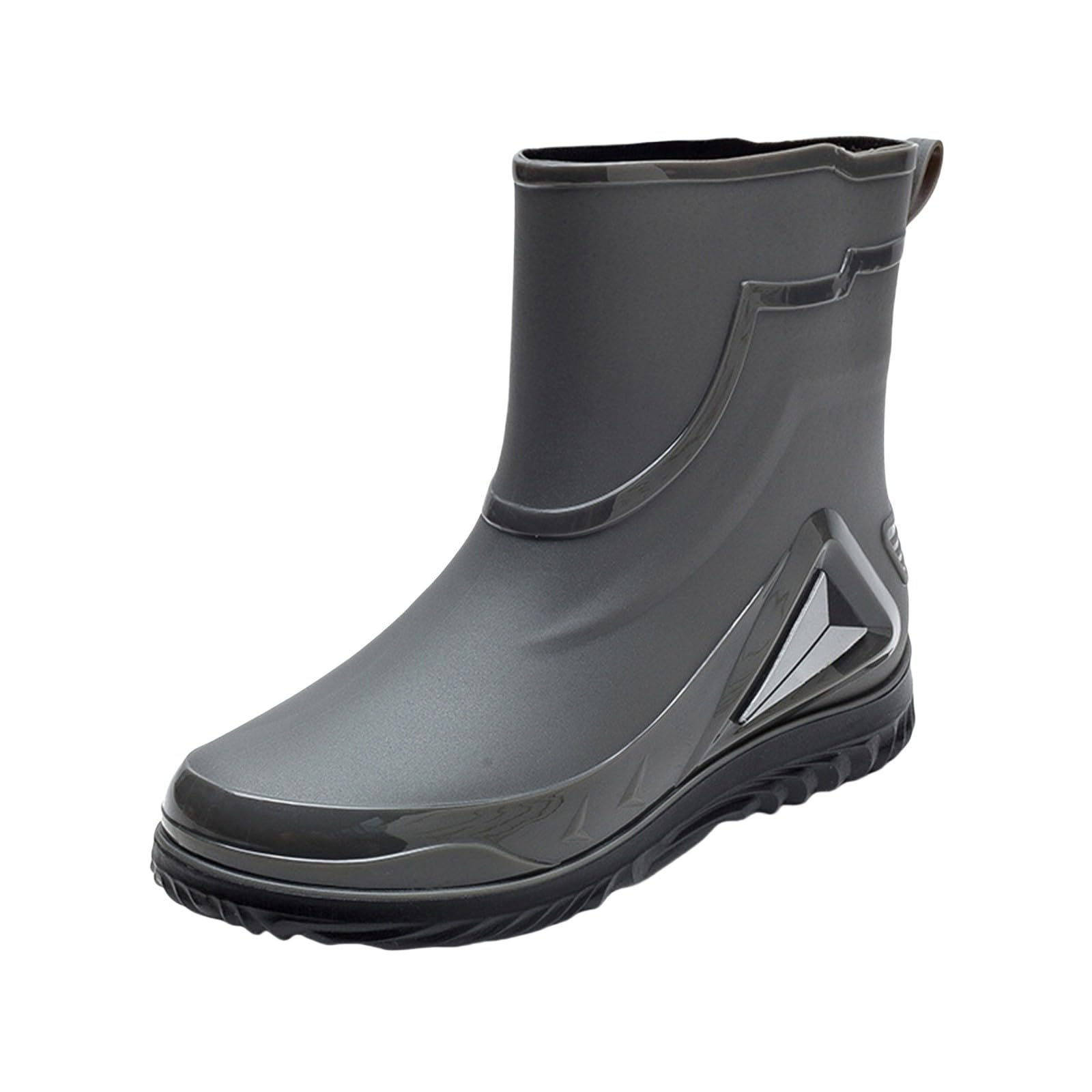 Botas de goma para hombre, impermeables, botas de lluvia, botas de lluvia, botas de lluvia, botas de goma, antideslizantes, botas de jardín, botas de goma, botines de tobillo, botas de lluvia, botas