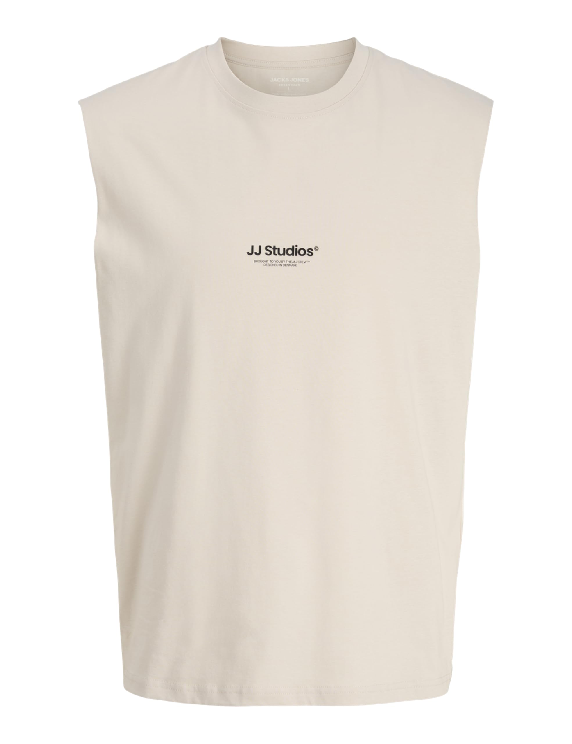 JACK & JONES Jjesoho Sleeveless Tee Sn, Moonbeam, M