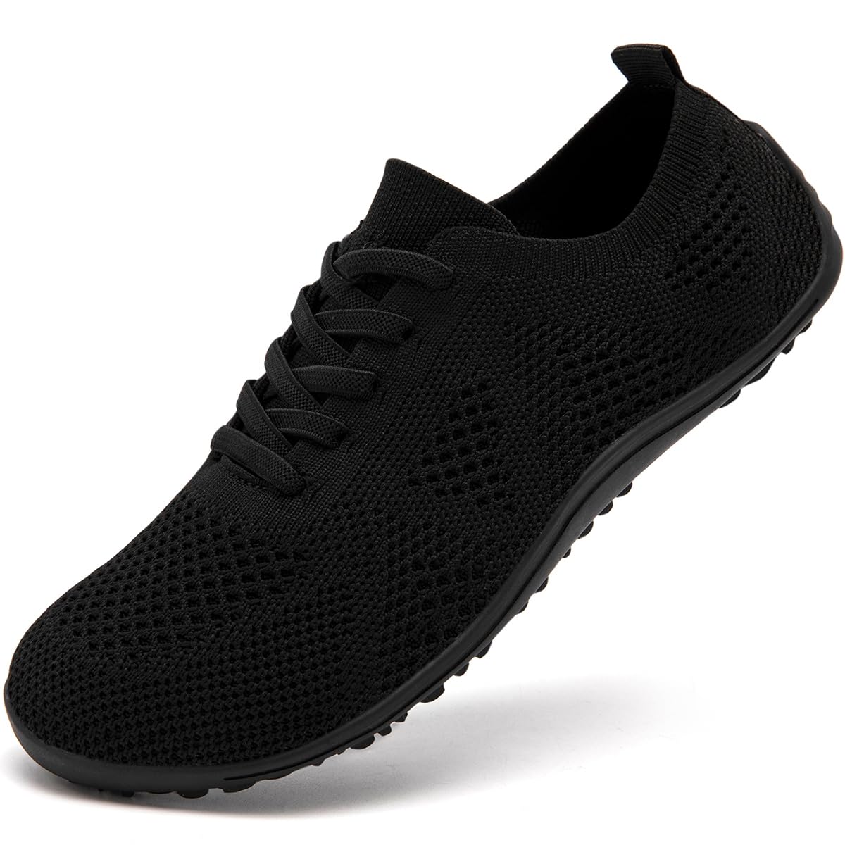 DLWKIPV Women's Barefoot Shoes Walking Sports Zero Drop Sole Running Casual Sneakers Slip On Breathable Soft Fashion House Shoes