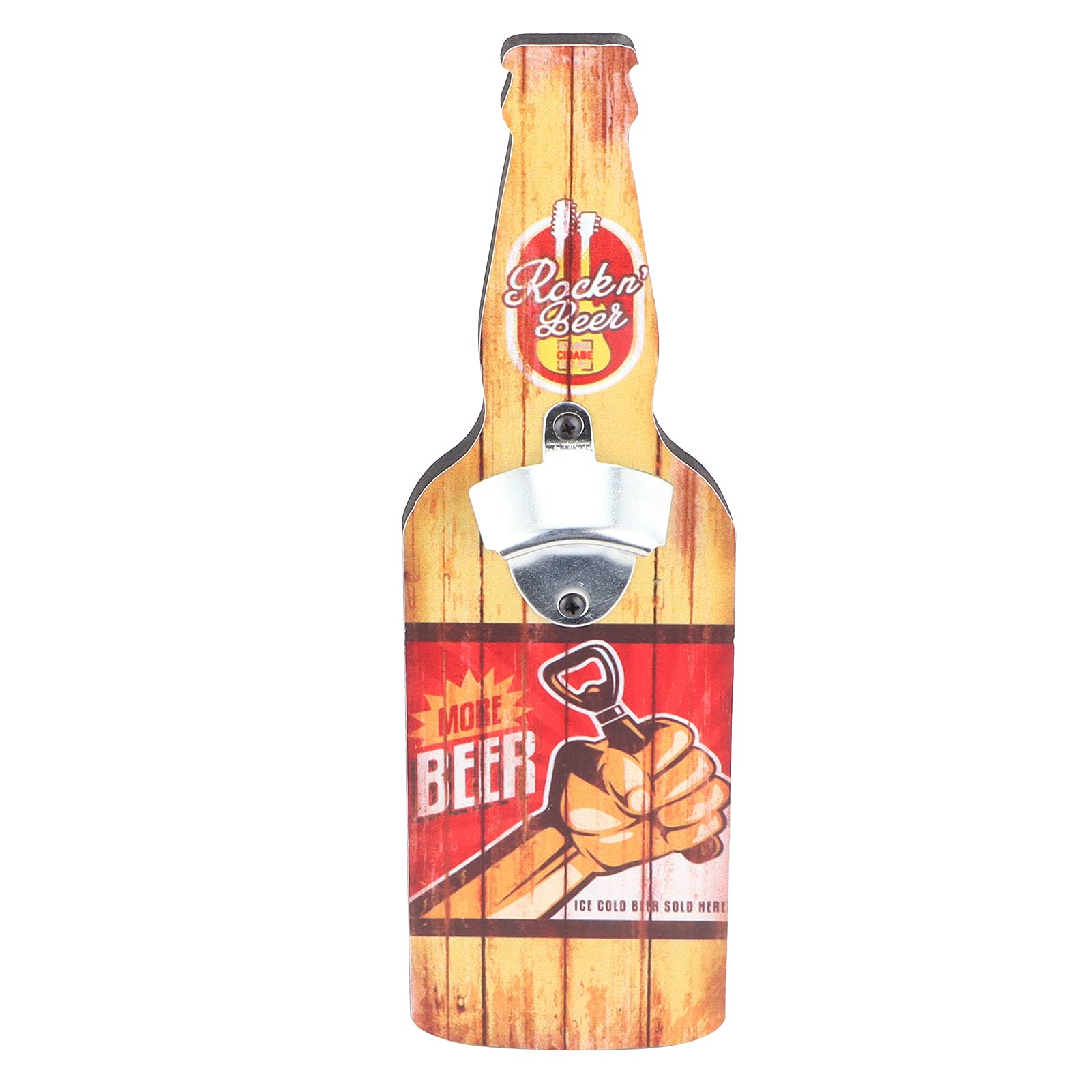 Apribottiglie Da Muro A Forma Di Cowboy - Decorazione Bar E Regalo Divertente Per Appassionati Birra - Foto 6