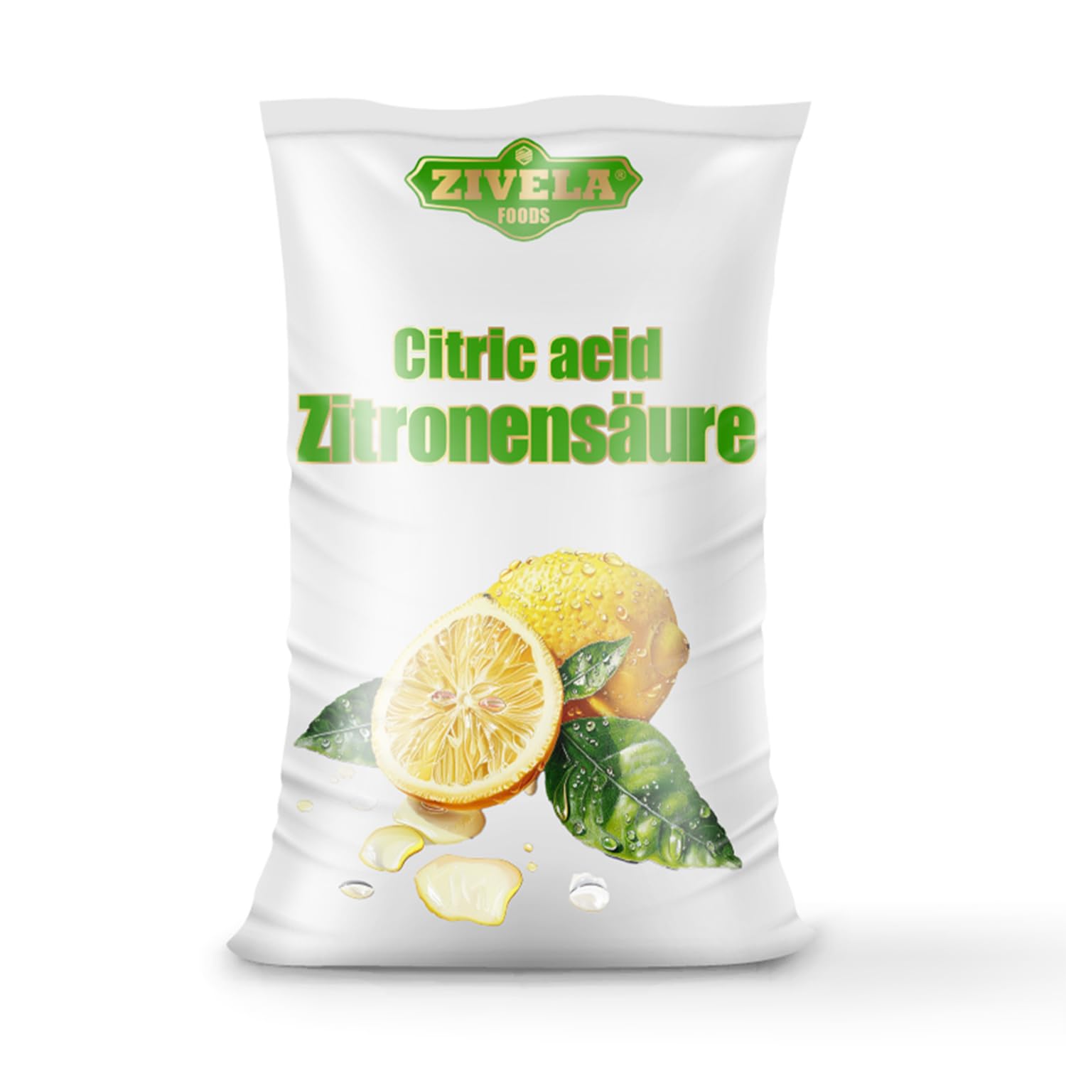 20 kg di acido citrico in polvere di qualità alimentare, rimedi casalinghi per cucina e casa, acido citrico 100% puro | acido citrico E330 (4 x 5 kg)