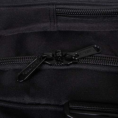 K-Cliffs Tactical Range Duffel Military Molle Gear Travel Sports Gym Bag Lockable Zippers with US Flag Patch 30 Inch Large Black