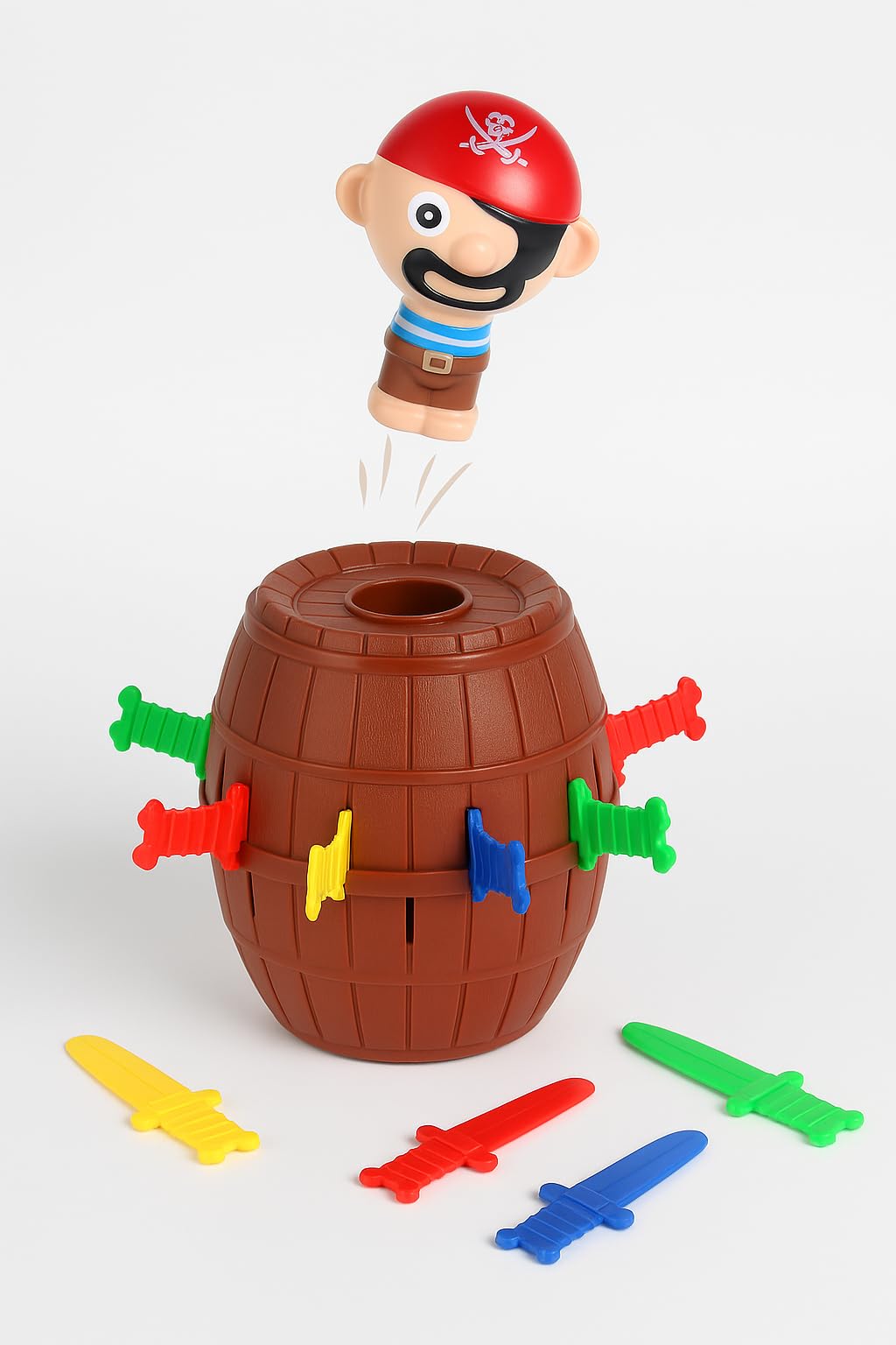 Copper Top Christmas Edition Pirate Barrel Game for Kids, Multicolor, LARGE