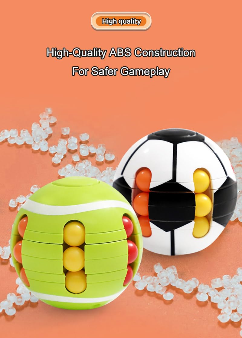 Juguetes de pelota deportiva de rompecabezas - Rompecabezas 3D y juegos de acertijos para niños y adultos, juguetes sensoriales de regalo, cuentas mágicas de inteligencia de 6,35 cm, alivio del estrés