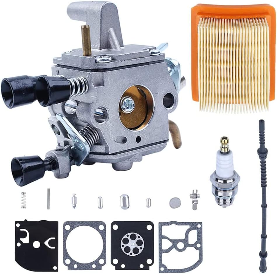String Trimmer Air Filter Carburetor Kit Compatible with