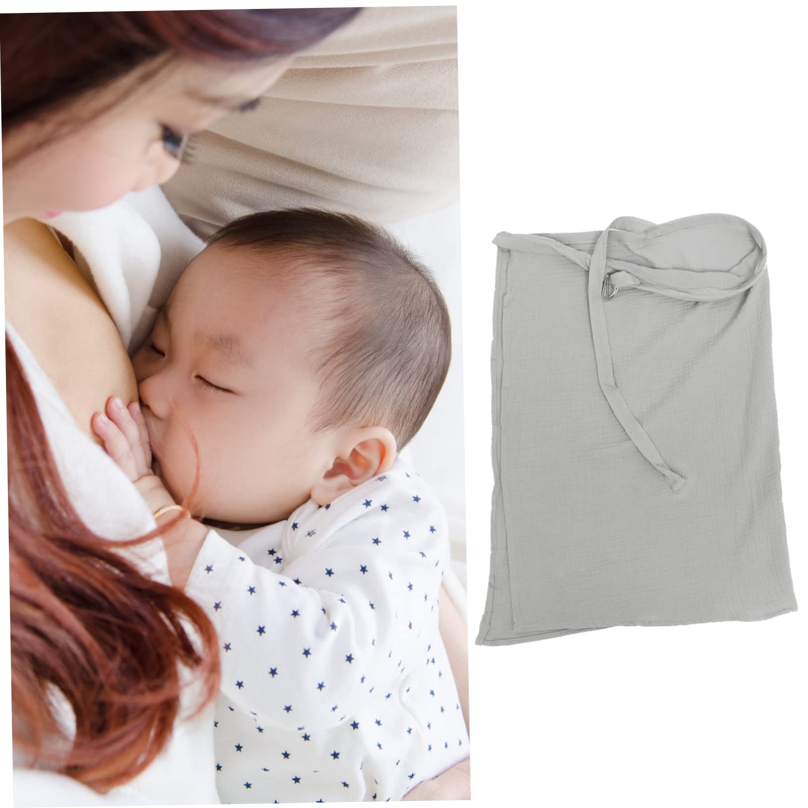 Toyvian 3pièces Couverture Allaitement Coton Doux Pour Maman Discrète Et Pratique Pour Allaiter Voyage Utilisation Polyvalente Comme Couverture De Siège Poussette Design Simple Et