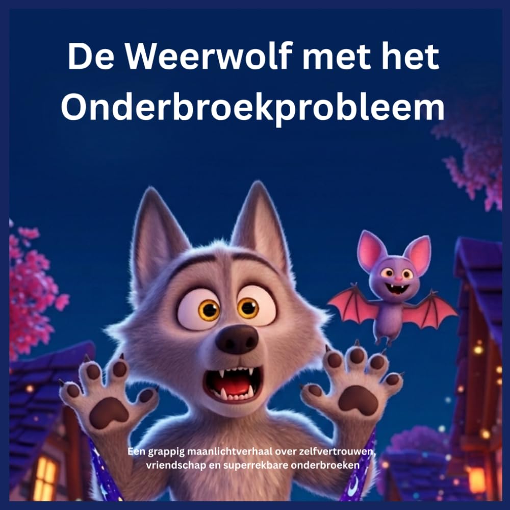 De Weerwolf met het Onderbroekprobleem: Een grappig maanlichtverhaal over zelfvertrouwen, vriendschap en superrekbare onderbroeken