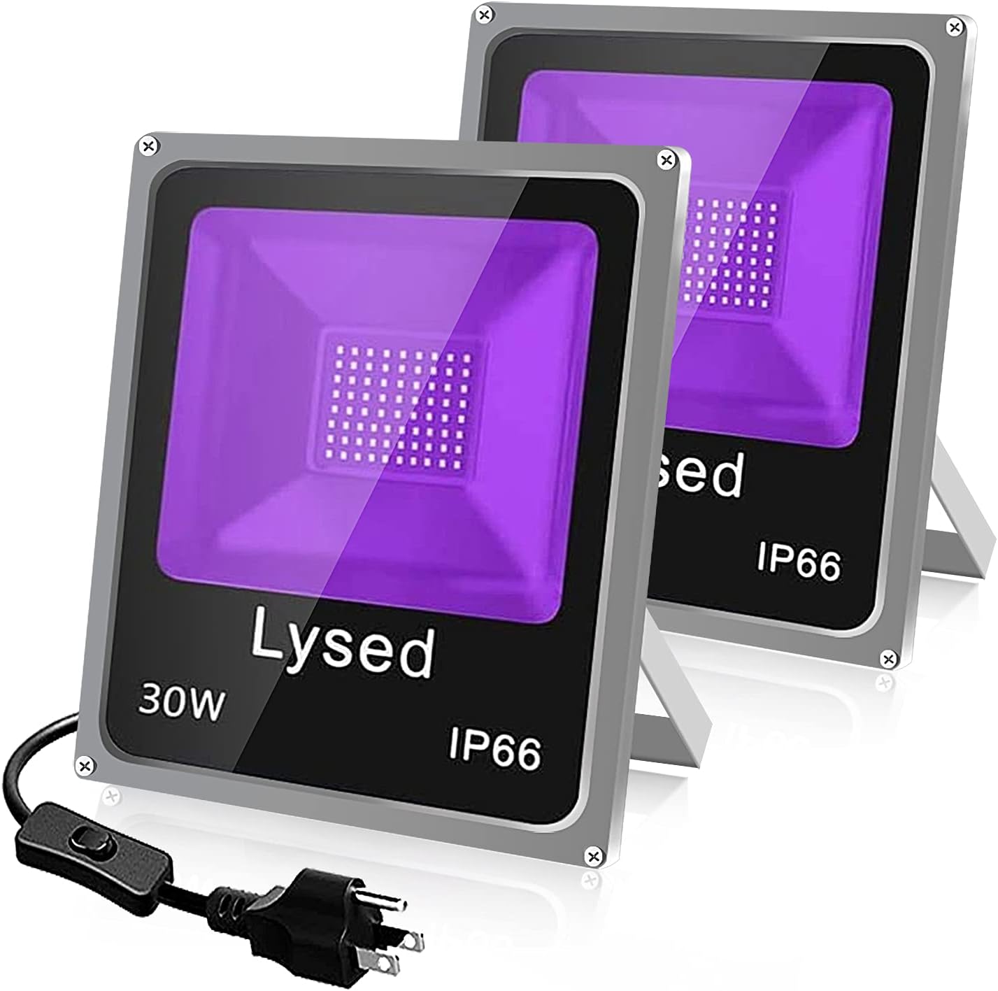 Lysed 30W Black Light, Black Lights for Glow Party, Blacklight Party