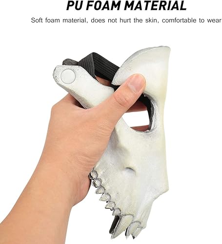 Miniatura 2 de Máscara de oveja para Halloween, calavera de oveja, máscara de cosplay, máscara de terror para fiesta de Halloween, accesorios de fiesta de cosplay