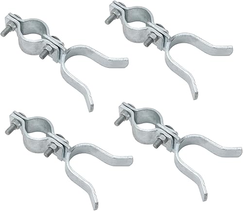 VIVIDA Pestillo de puerta de enlace de cadena de 1-38 pulgadas x 1-58 pulgadas, pestillos de valla de horquilla para puertas con agujero de candado,