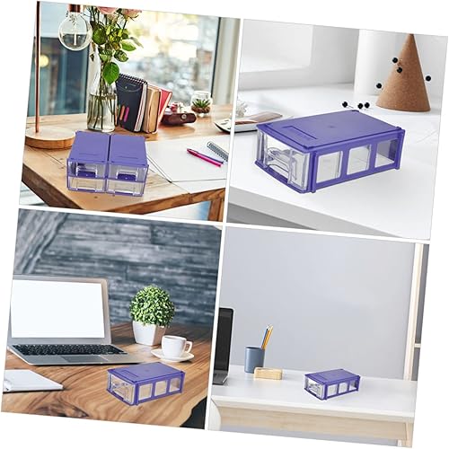 Miniatura 6 de Cabilock Herramientas para el hogar 4 unidades caja de zapatos organizador grueso para el hogar apilable soporte de almacenamiento de plástico