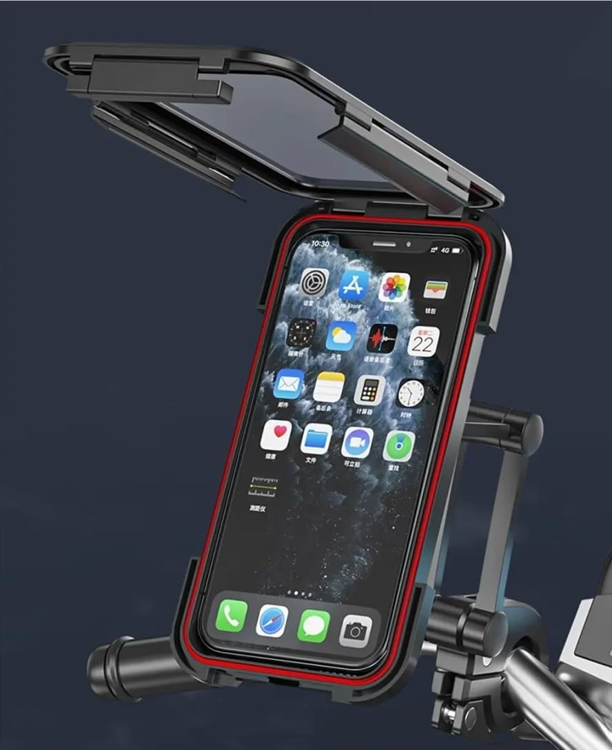 Supporto Smartphone Impermeabile Moto Bici Universale GPS Bicicletta 360° Girevole Regolabile