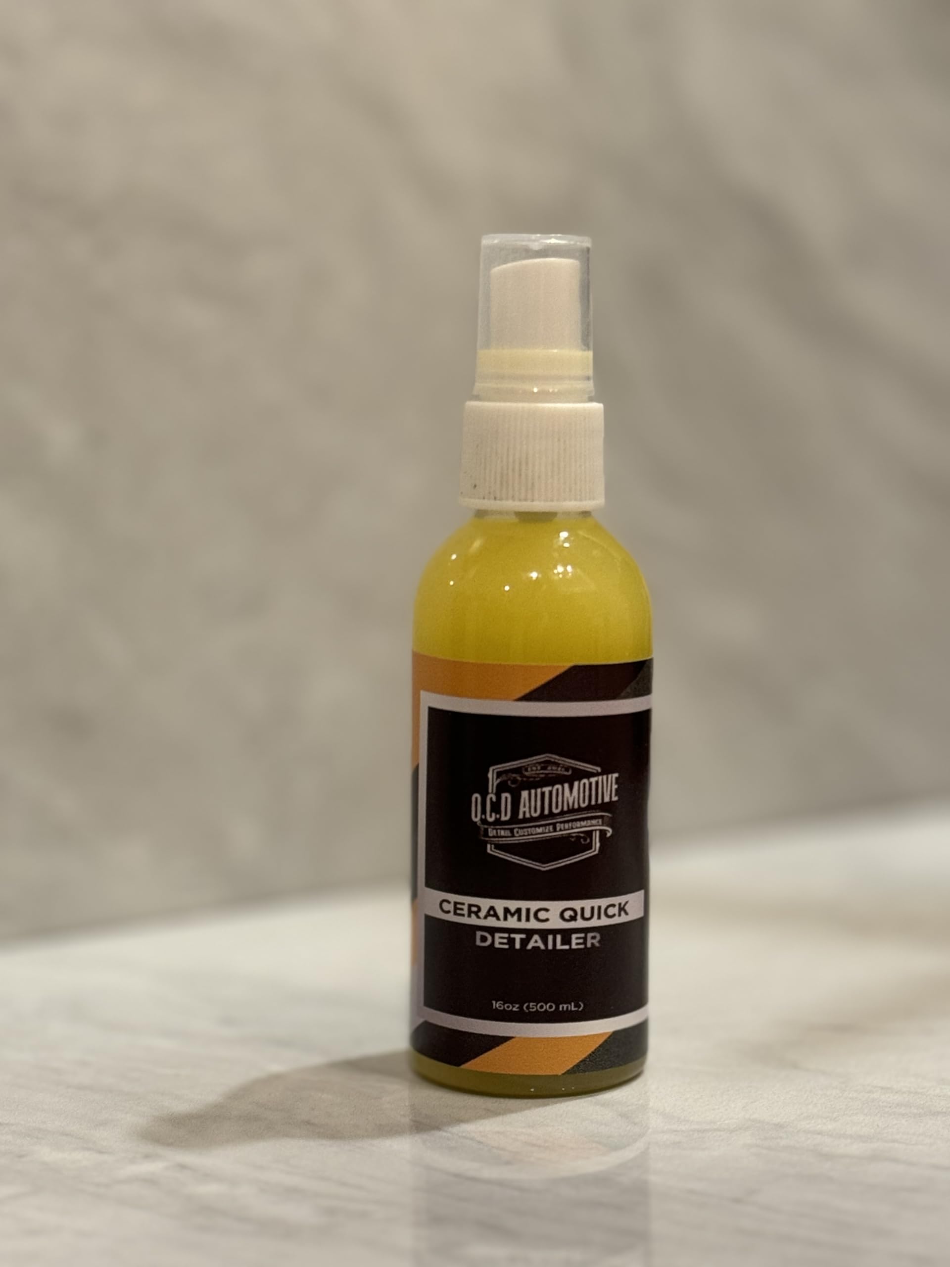 Ceramic Interior & Exterior Detail Spray | Safe For Vinyl Wrap, PPF, Powder Coat, & More (15% SiO2 concentrated formula) (Travel Size, 4, Fl Oz)