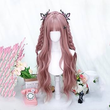 Amazon.co.jp: ロリータウィッグ 姫髪 原宿風 GAL系 地雷系 耐熱