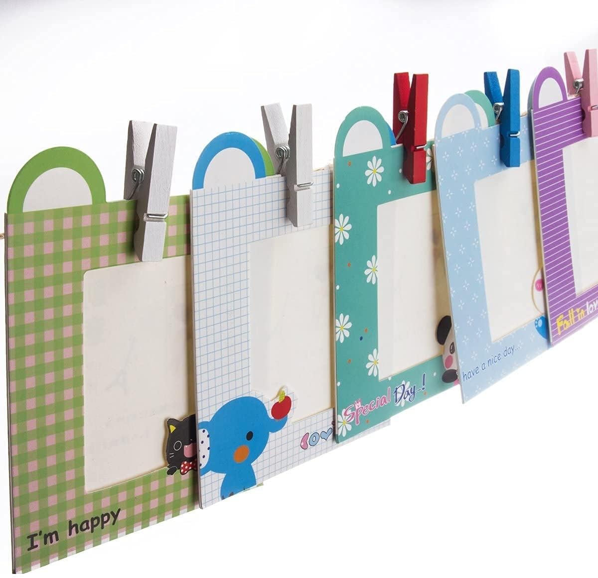 TEKTONIC Instax Mini Films Colorful Frame (Rabbit) - 10 Pcs Compatible with Fujifilm Mini 12/11/10/9/8/8+/90/99 EVO LINK PRINTER Film - Instant Photo Fun 2