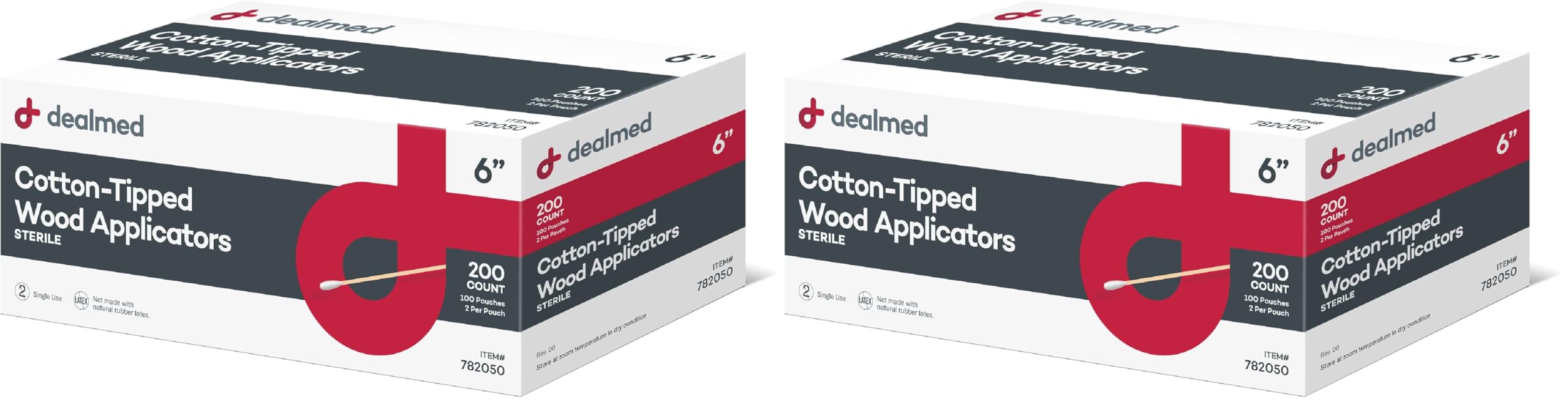 Sterile Cotton-Tipped Applicators - 200 Count -9