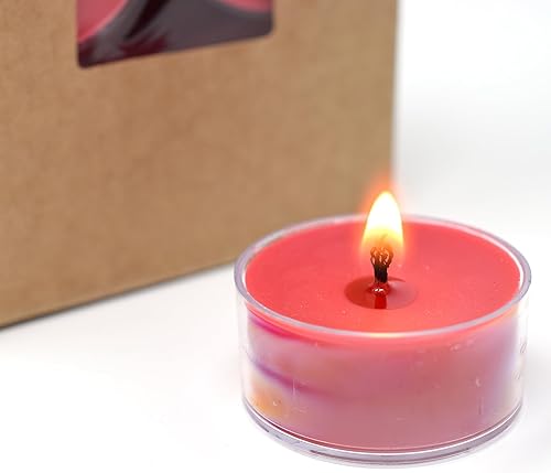 Miniatura 2 de Winterberry Wreath - Paquete de 12 velas de té de soja - Altamente perfumadas - Hechas con cera de soja - Hecho a mano en los Estados Unidos -