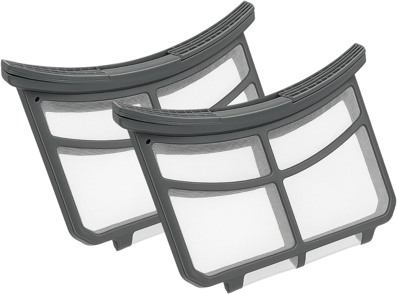 Nispira WE16X32537 Dryer Lint Screen Filter, Compatible with GE WE16X29597, AP7205579, Fits GFD55GSSN0WW GFD65ESPN0SN GFD65GSPN0SN GFD85ESPN0RS GFD85GSPN0RS, Dryer Lint Trap Replacement, 2 Pack