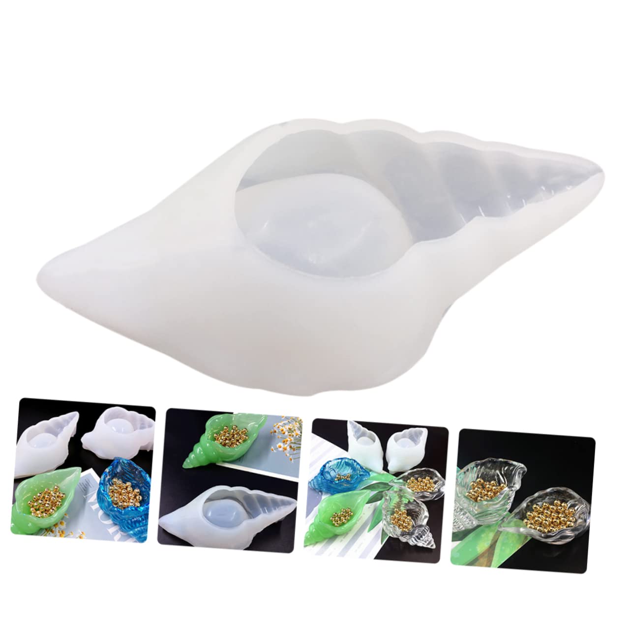3stücke Conch Silikonform Für Epoxidharz Aufbewahrungsbox Handgemachte Silikonform Für Kreative Bastelprojekte Zur Aufbewahrung Von Schmuck Und Kleinen Gegenständen