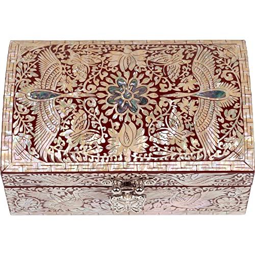 February Mountain Mother of Pearl Box - Handmade Trinket Box Mother's day Wedding Anniversary Christmas Birthday Gifts for women who have everything - Image 3