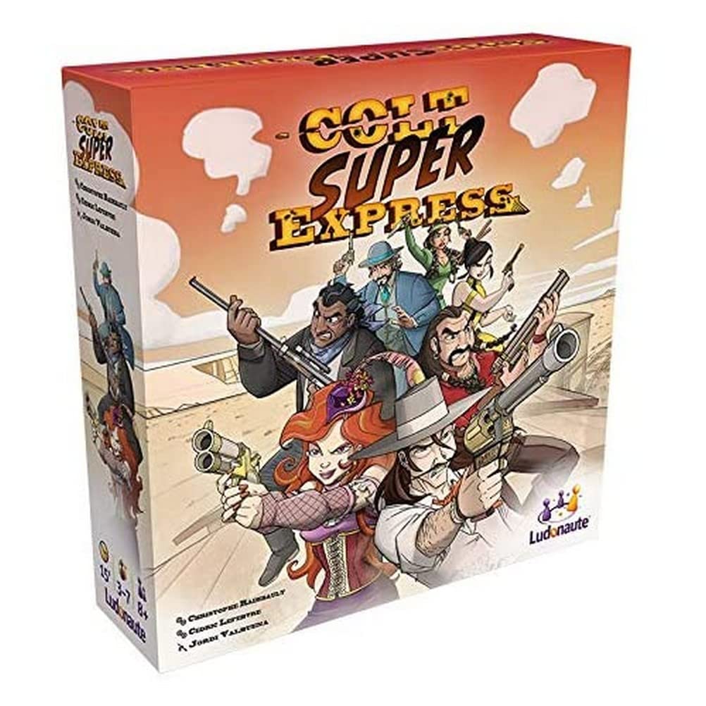 Asmodee | Ludonaute | Colt Super Express | Jeu de Cartes | Jeu de Cartes | 3 à 7 Joueurs | À partir de 8 Ans | 15 Minutes | Allemand