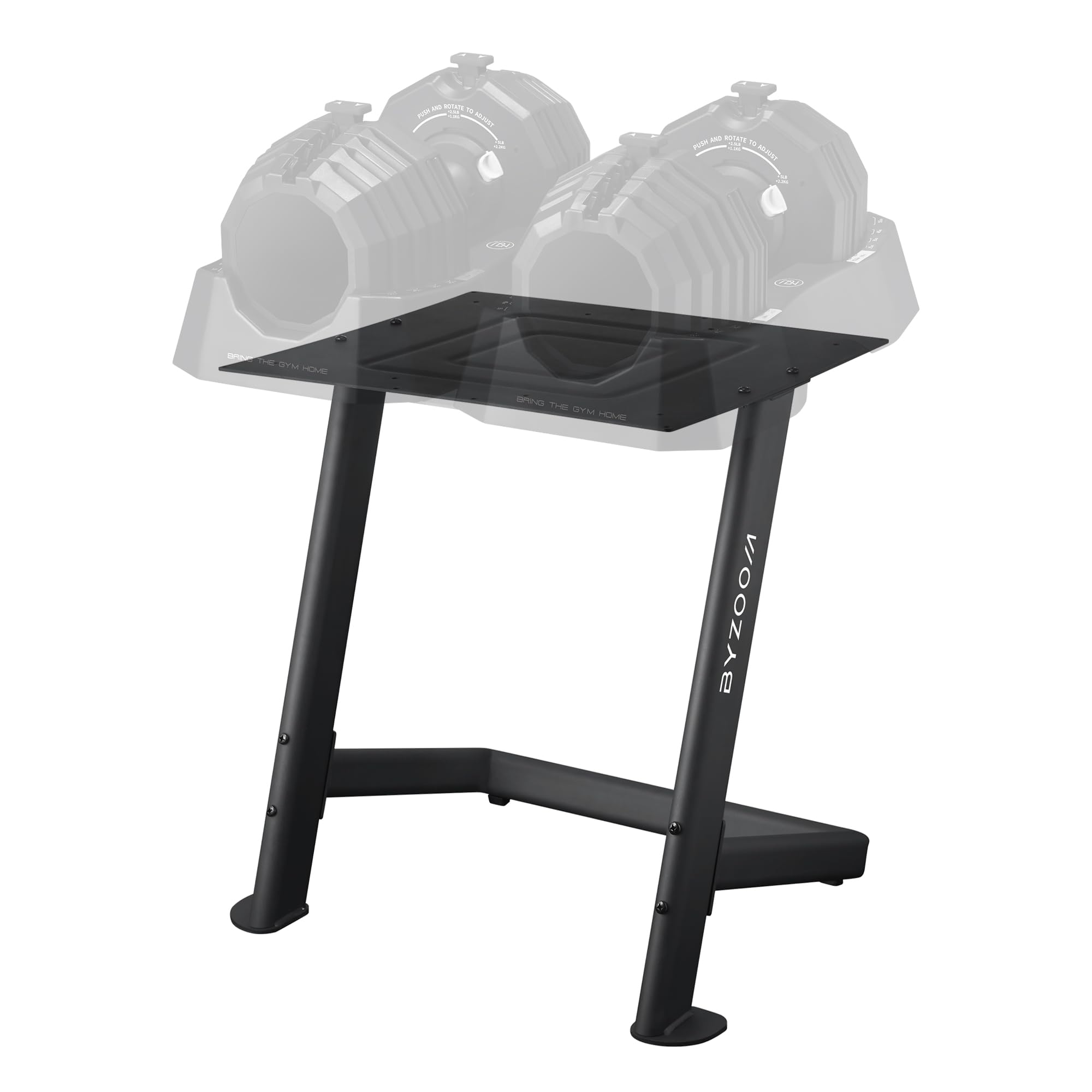 Classic Series 55LB Dumbbell Pair & Stand Bundle Set