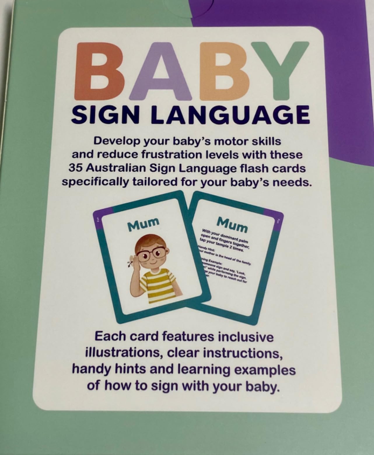 Baby Sign Language Australian Auslan Flash Cards : Amazon.com.au: Toys ...