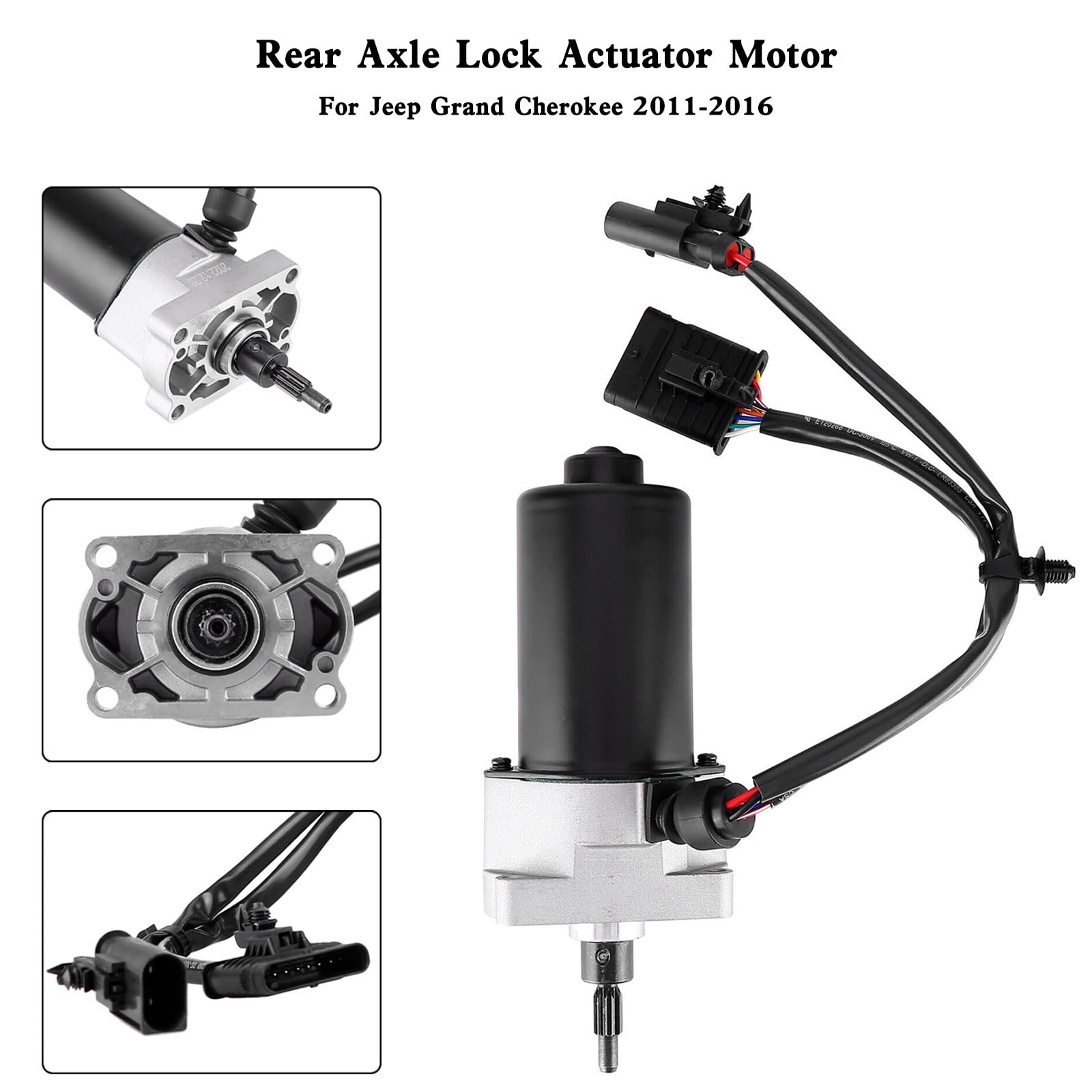 Bruce & Shark Rear Axle Differential Locking Motor para Jeep Grand Cherokee 2011-2016 - 4WD, AWD, FWD, RWD OEM Replacement