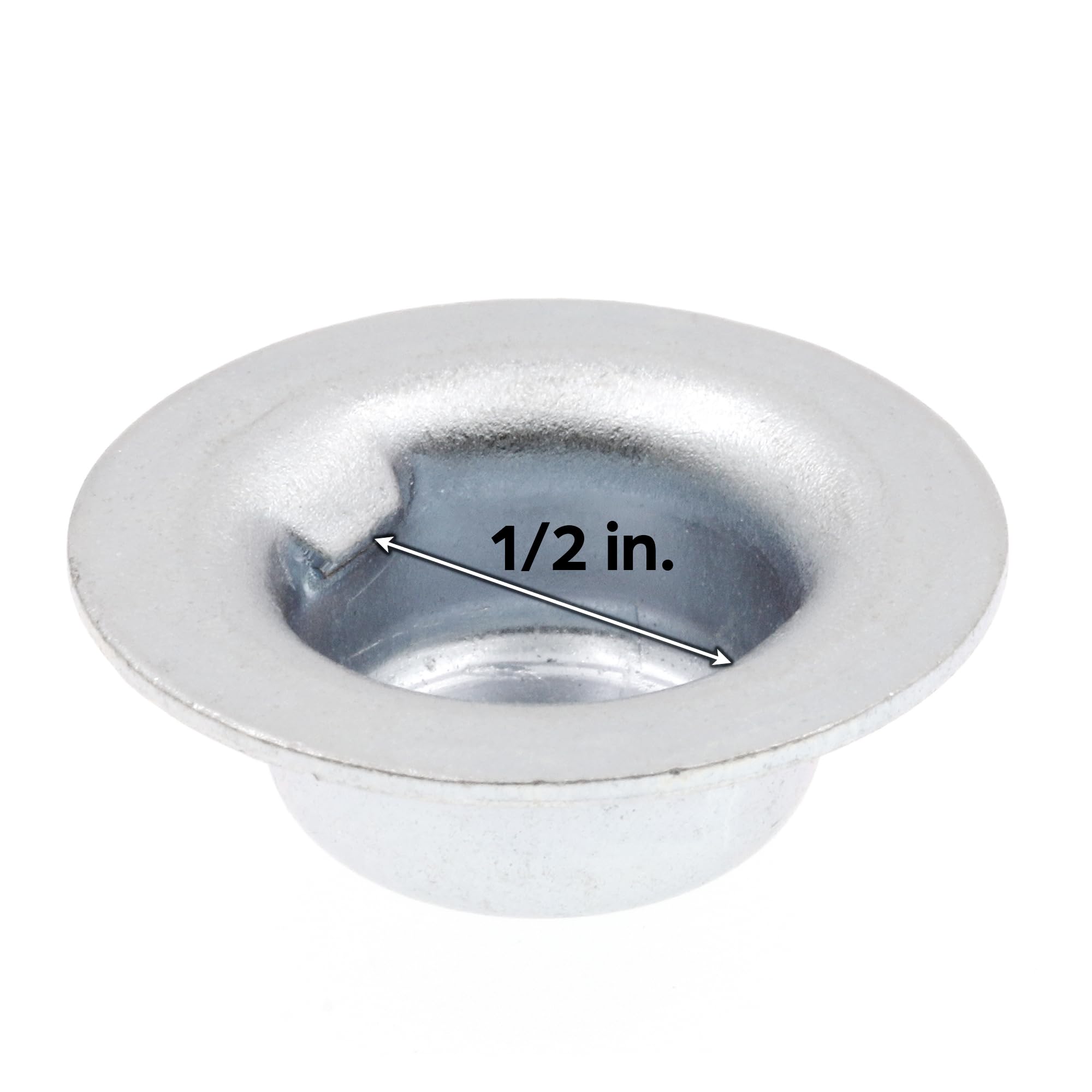 Prime-Line 9078564 Axle Hat Push Nuts, 1/2 inch, Zinc Plated Steel