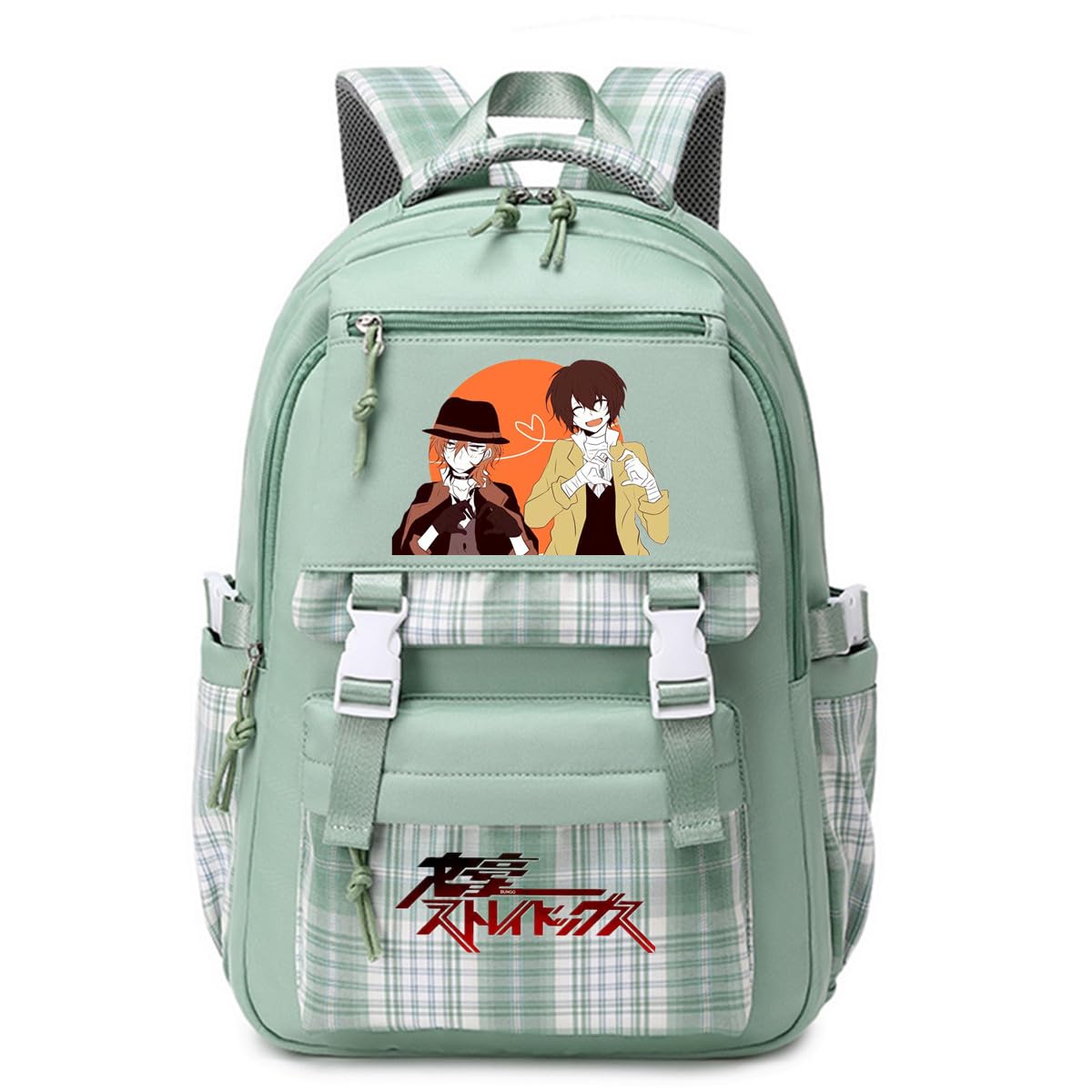 ISaikoy Anime Bungo Stray Dogs Backpack Student Daypack Bookbag Daypack School Bag 13