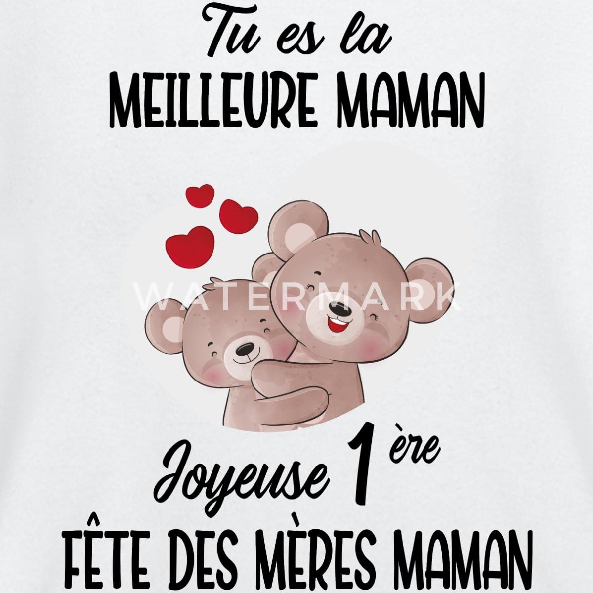 Spreadshirt Meilleure Maman Cadeau 1ère Fête des Mères T-Shirt Manches Longues Bio Bébé