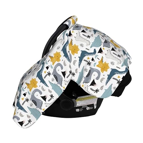 Miniatura 6 de 9CH Peekaboo - Fundas de asiento de automóvil para bebés, funda de asiento de automóvil Minky con apertura para bebé, mamá, lactancia, fundas de