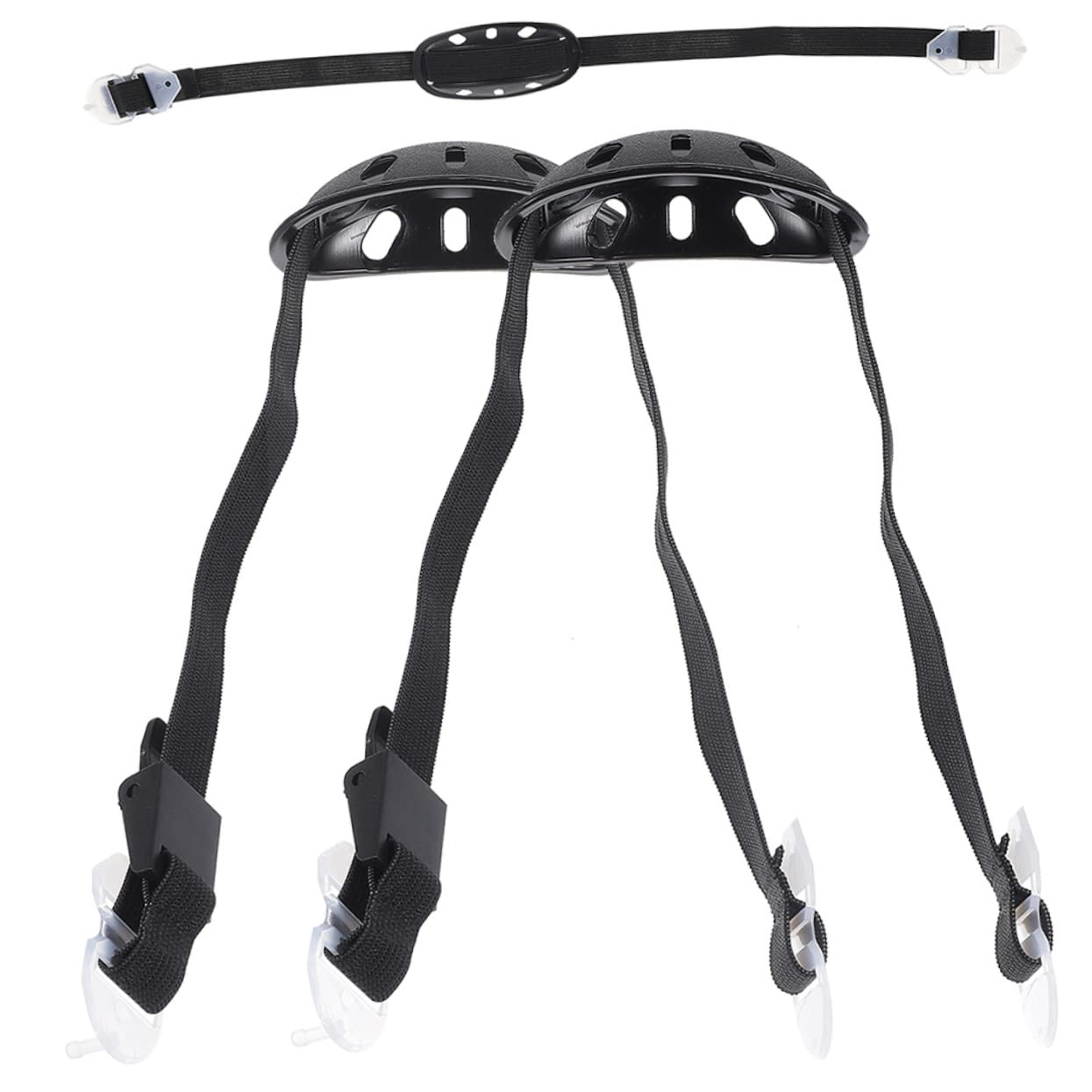 TOYANDONA 4 Set Sottogola Del Casco Sottogola Per Cappelli Cappello Duro Costruzione Di Elmetti Approvati Cinghia Del Casco Regolabile Bande Mento Poliestere Black 3 Pezzi * 4