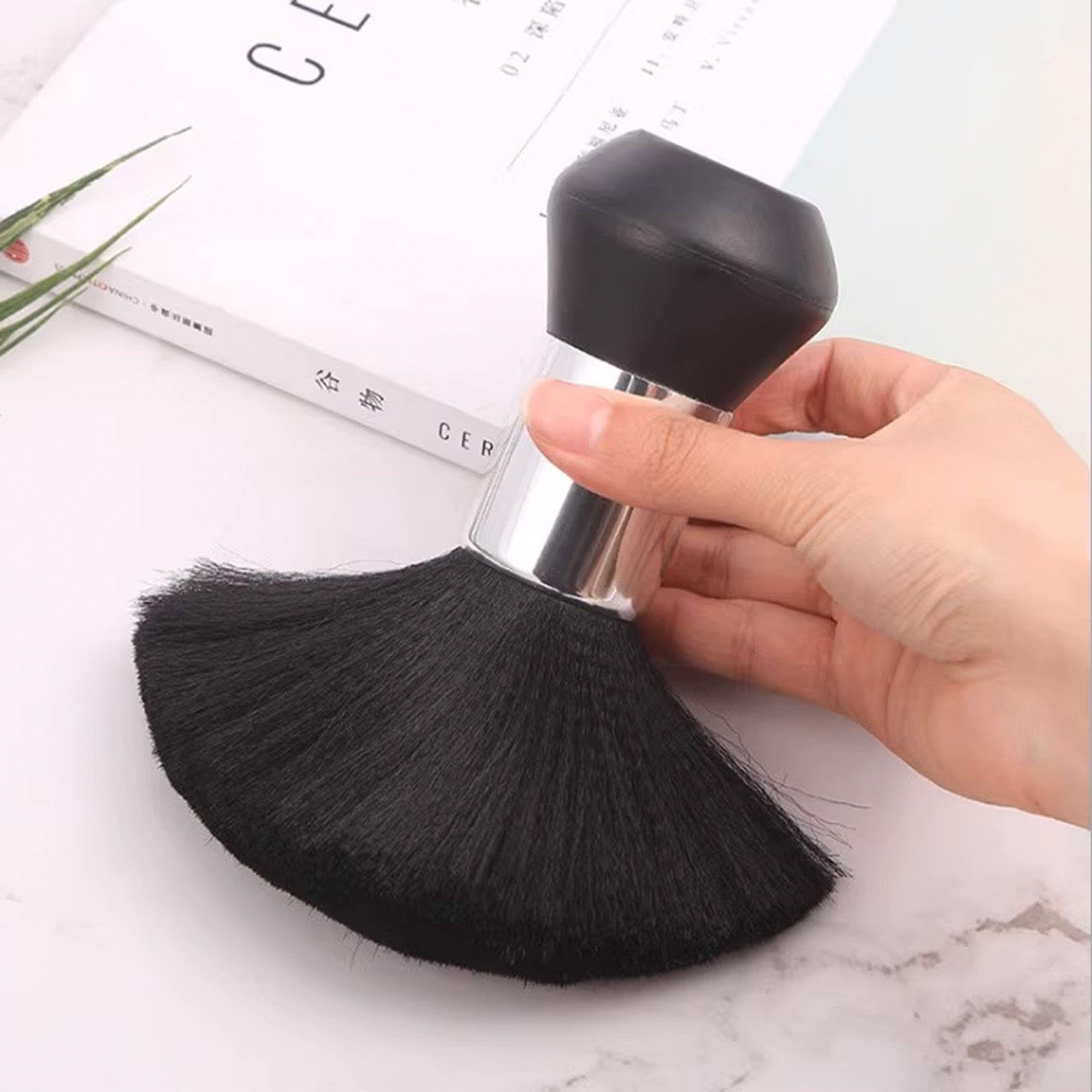 Spazzole Per Capelli Da 2 Pezzi, Strumenti Da Barbiere, Spazzole Per La Depilazione Della Polvere, Strumenti Di Pulizia, Accessori Per Parrucchiere.