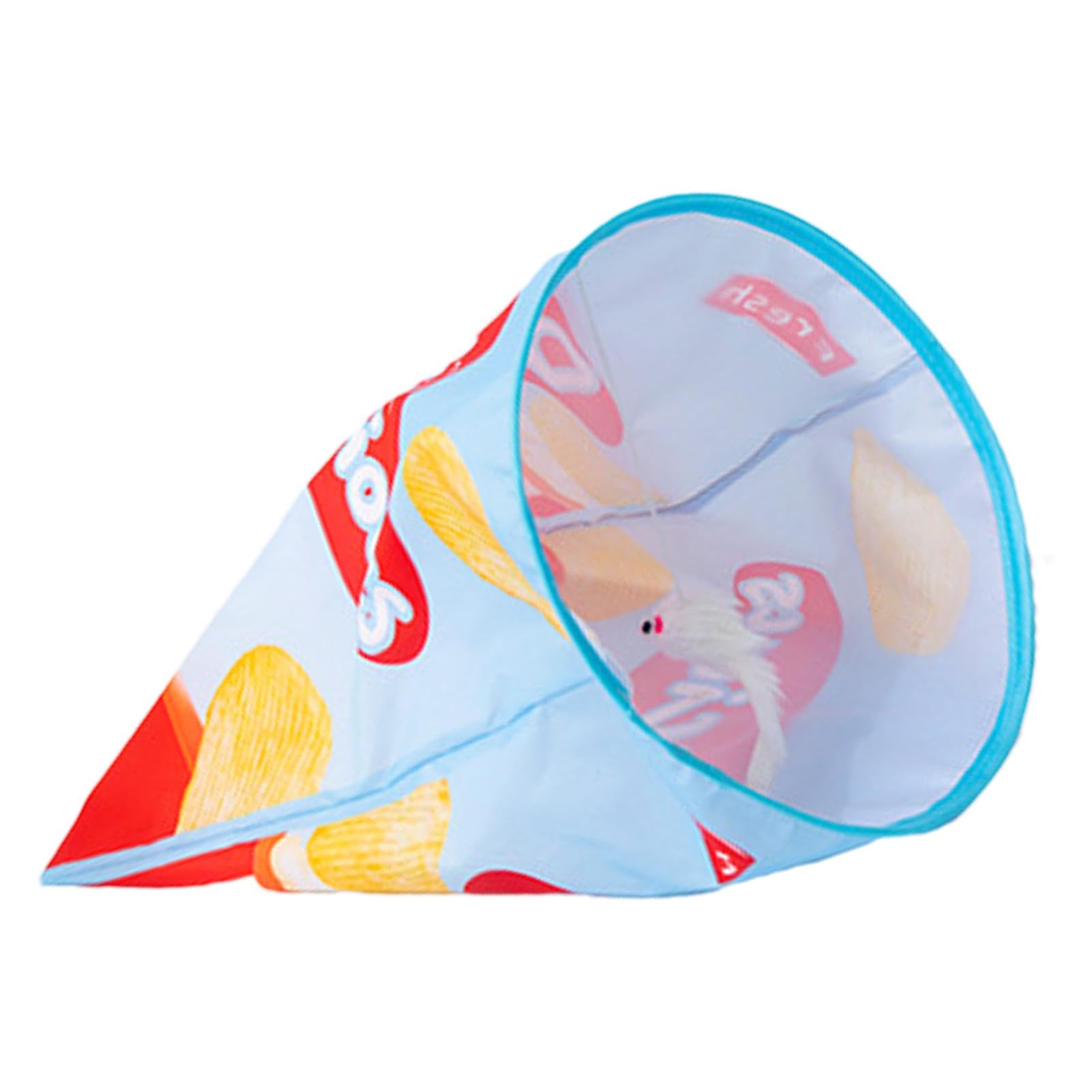 Moreeulsi Pet Cat Tunnel Toy,Pet Tunnel Crinkle Sack Bag | Pet Indoor Toy Drill Bucket, Cat Tunnel Bag Toy for Kitten Funny Playing Games
