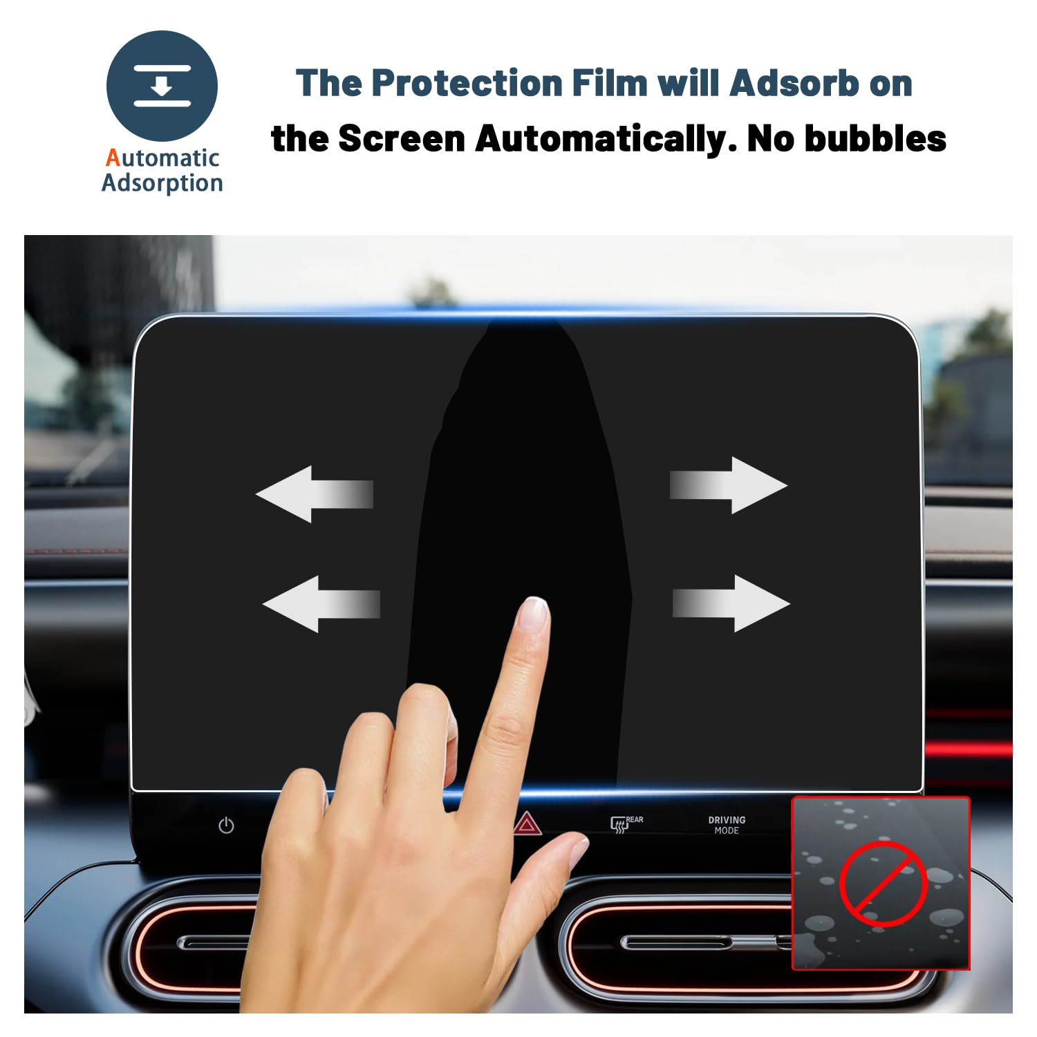 Upscreen Protection Ecran Anti-Reflet Pour MG Marvel R 2021 Infotainment System Film Protection Mat