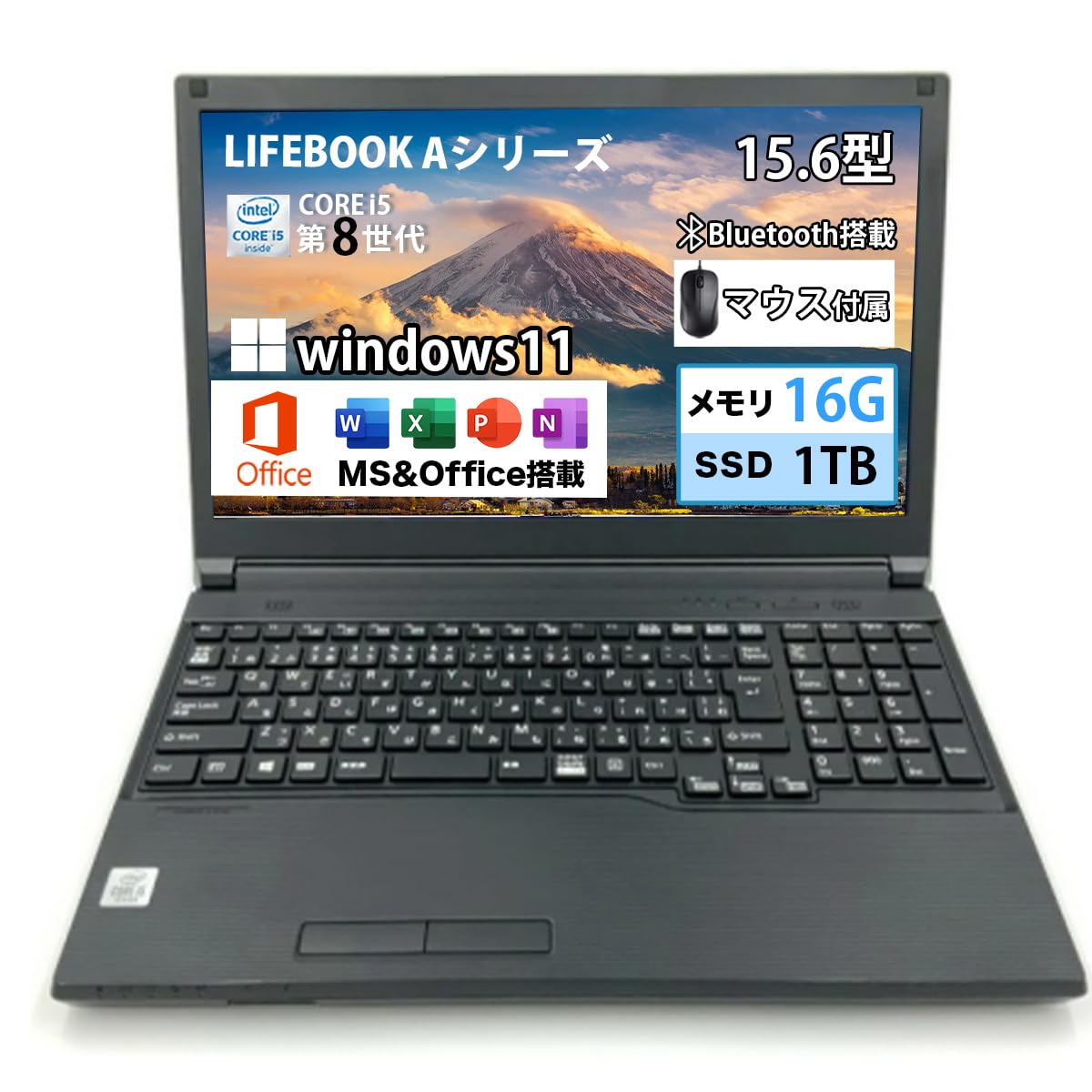 Windows11+Office2019 富士通 Lifebook A550/A LIFEBOOK A ノートパソコン Windows11 富士通 A359/BX Core i3