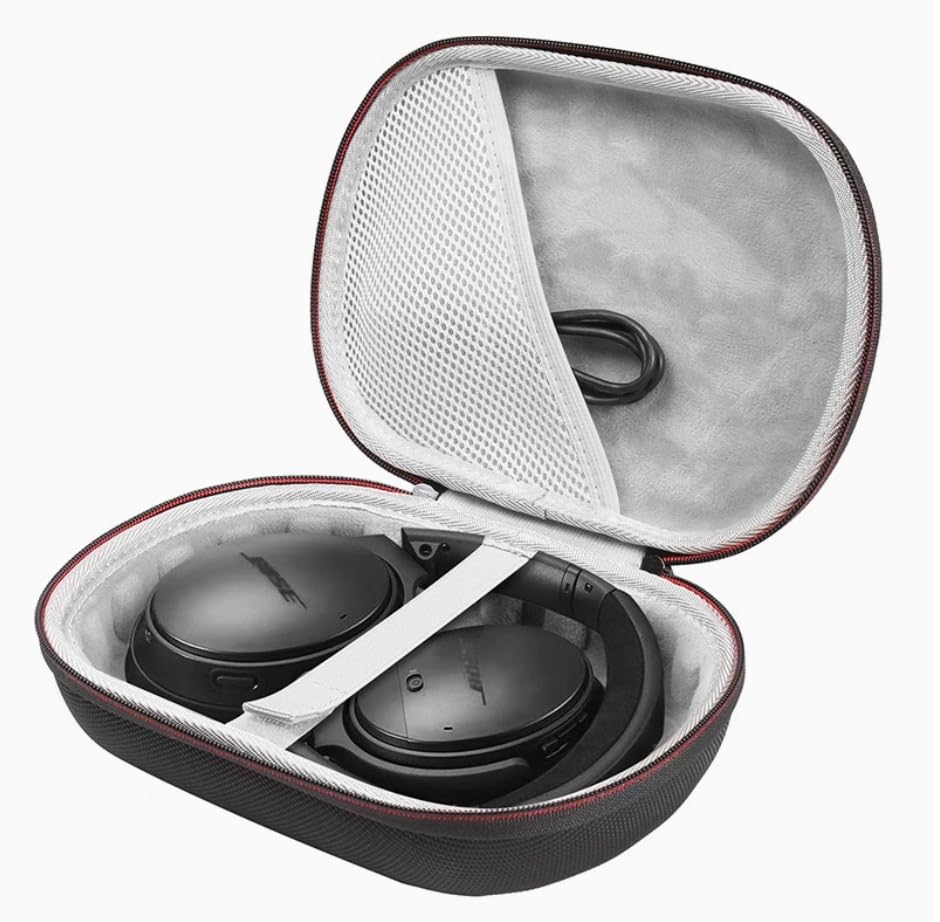 Bose QC 45 Headphones ワイヤレスヘッドホン収納ケース付き Amazon | ヘッドフォンケース ハードシェル トラベルキャリーバッグ