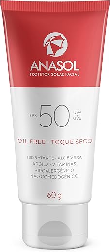 Protetor Solar Facial FPS 50 - Anasol