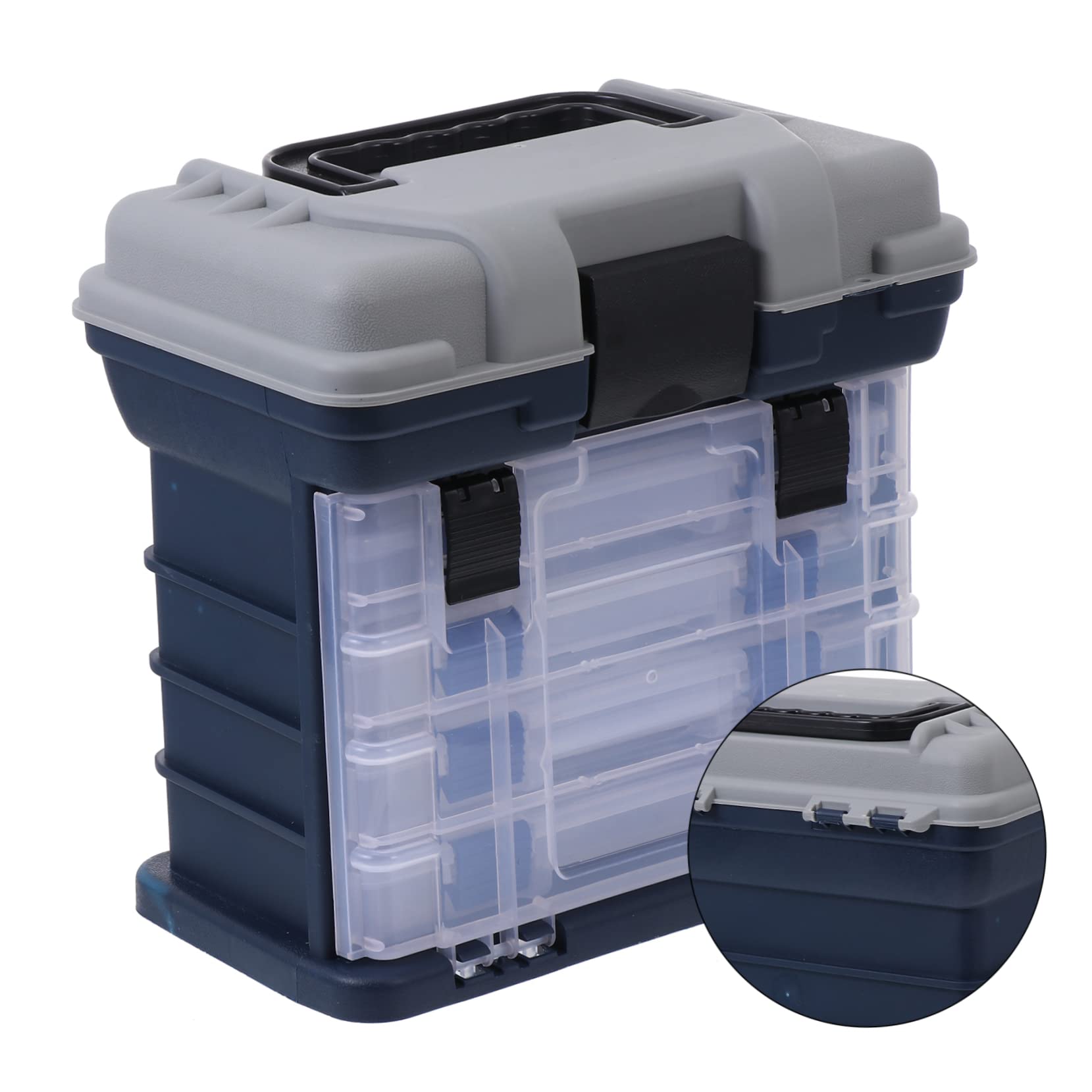 Scatola da Pesca Contenitore di Perline Attrezzatura da Pesca in Mare contenitori Organizer per Accessori da Pesca in plastica Custodia per ami da Pesca pp Yellow