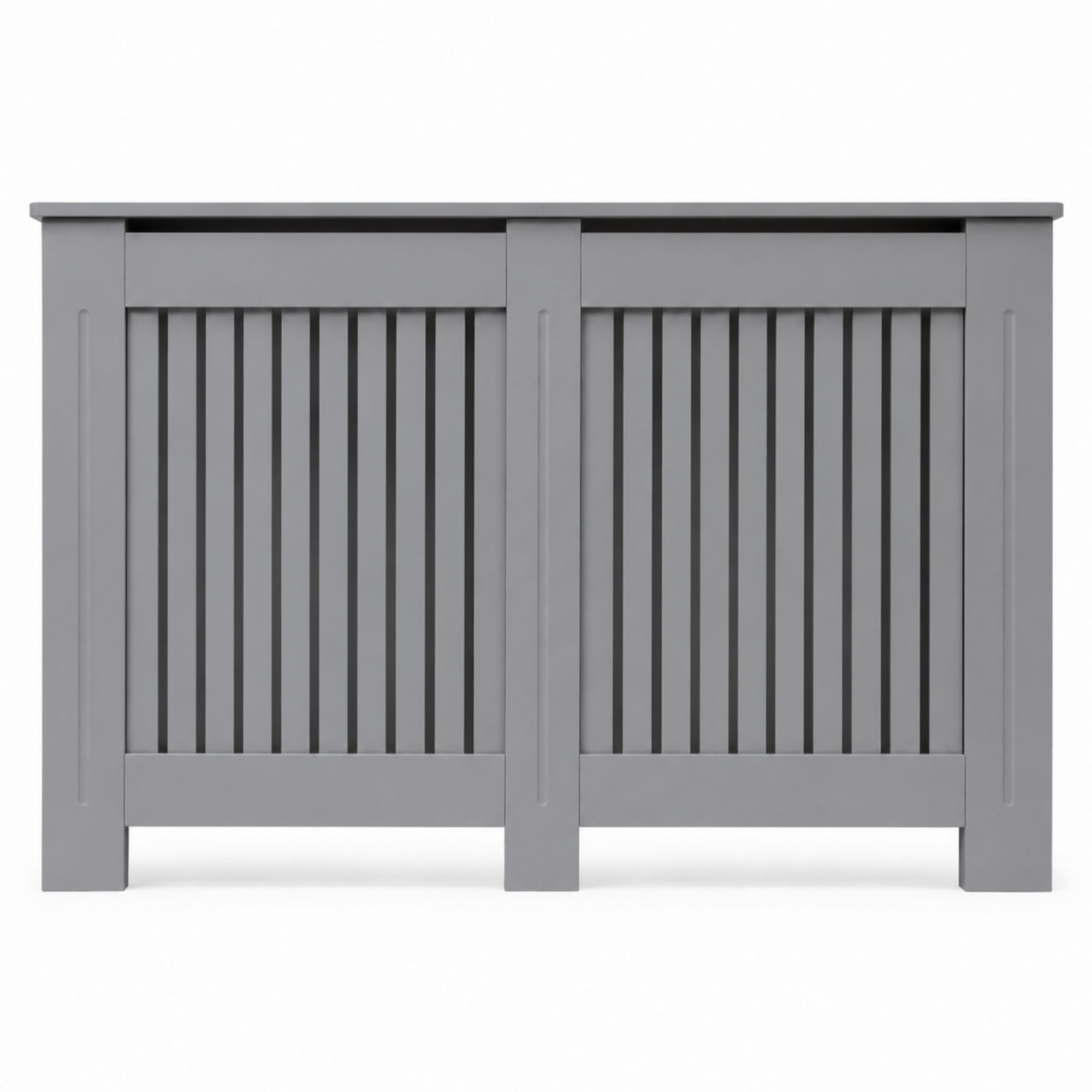 Caecus Radiator Cover Painted Grey W1520 x D190 x H815 mm