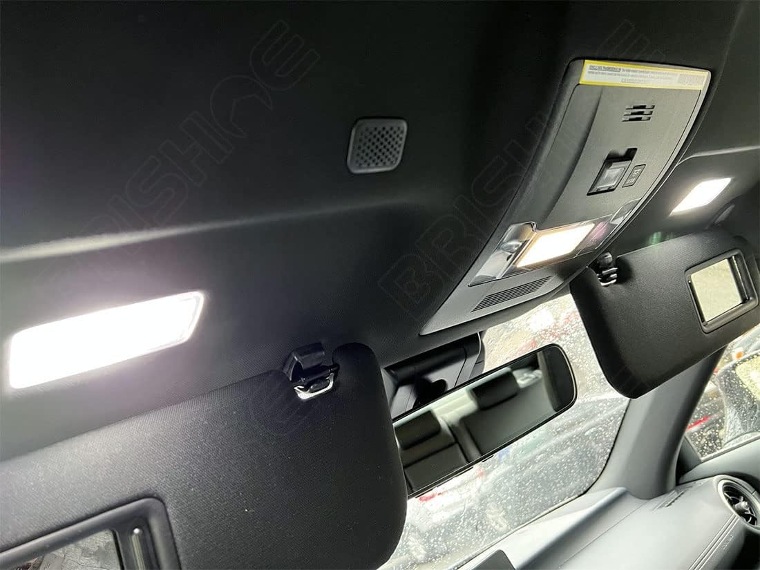 White Interior LED Lights Kit for Lexus IS250/ IS350/ ISF 2014 2015 2016 2017 2018 2019 Super Bright 6000K Interior LED Light Bulbs Package and Install Tool