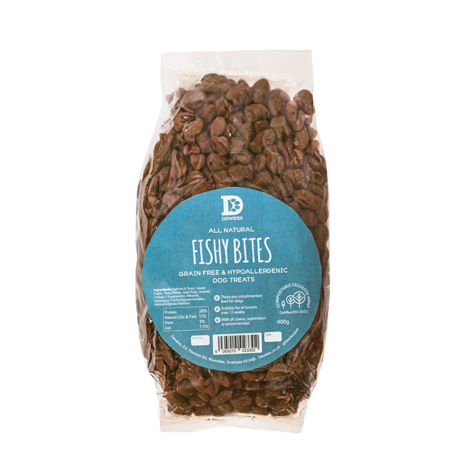 Fish Bites | Natural Dog Treats for Small, Medium & Large Dogs | Hypoallergenic & Grain Free Training Treats | Bulk Bag