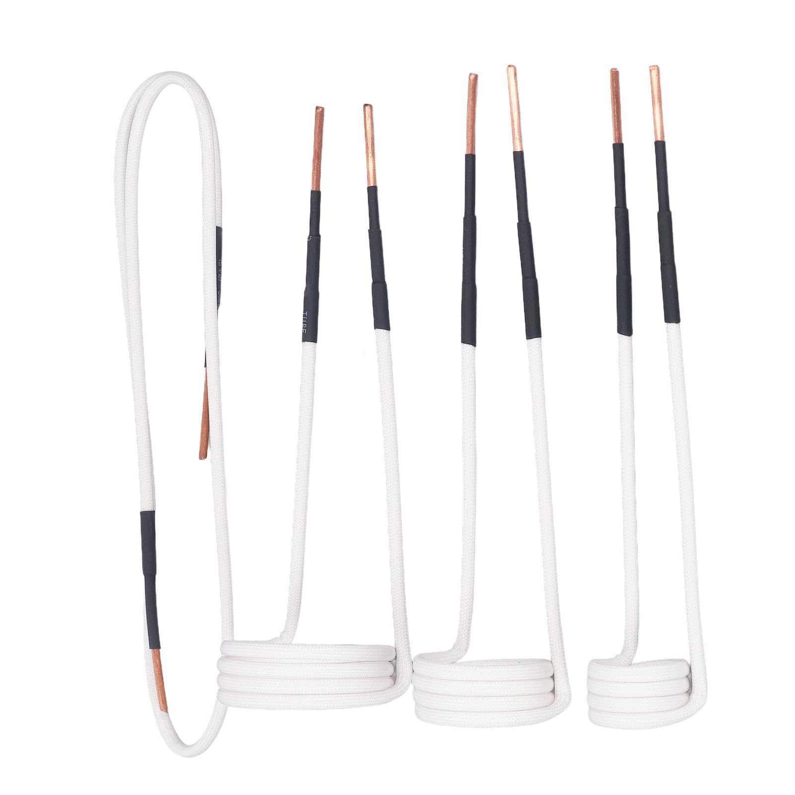 Induktionsheizspulensatz, 4-tlg 2,5 Mm Messingkern Hochfrequenz-Induktionsspule 20 30 40 750mm Induktions-Essential-Spulen-Kit Zum Entfernen Rostiger Schrauben und Muttern