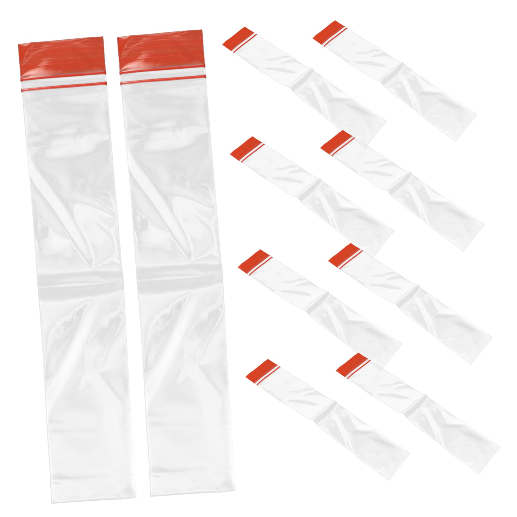 COLLBATH 100PCS Double Seal Ice Pop Molds Bags Reusable Thick Freezer Tubes for Homemade Ice Slushies Drinks Leak Pouches for Parties Gatherings