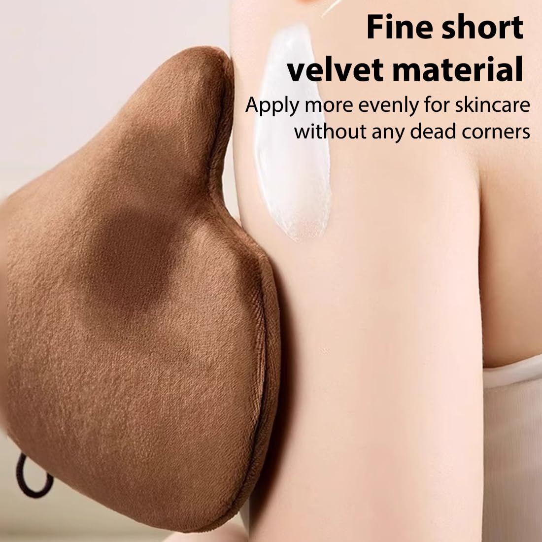 YUZNA Set Applicatore Autoabbronzante 3 in 1 - Guanto per Self Tan, Pennello per Abbronzatura e Strumento per Applicazione sulla Schiena