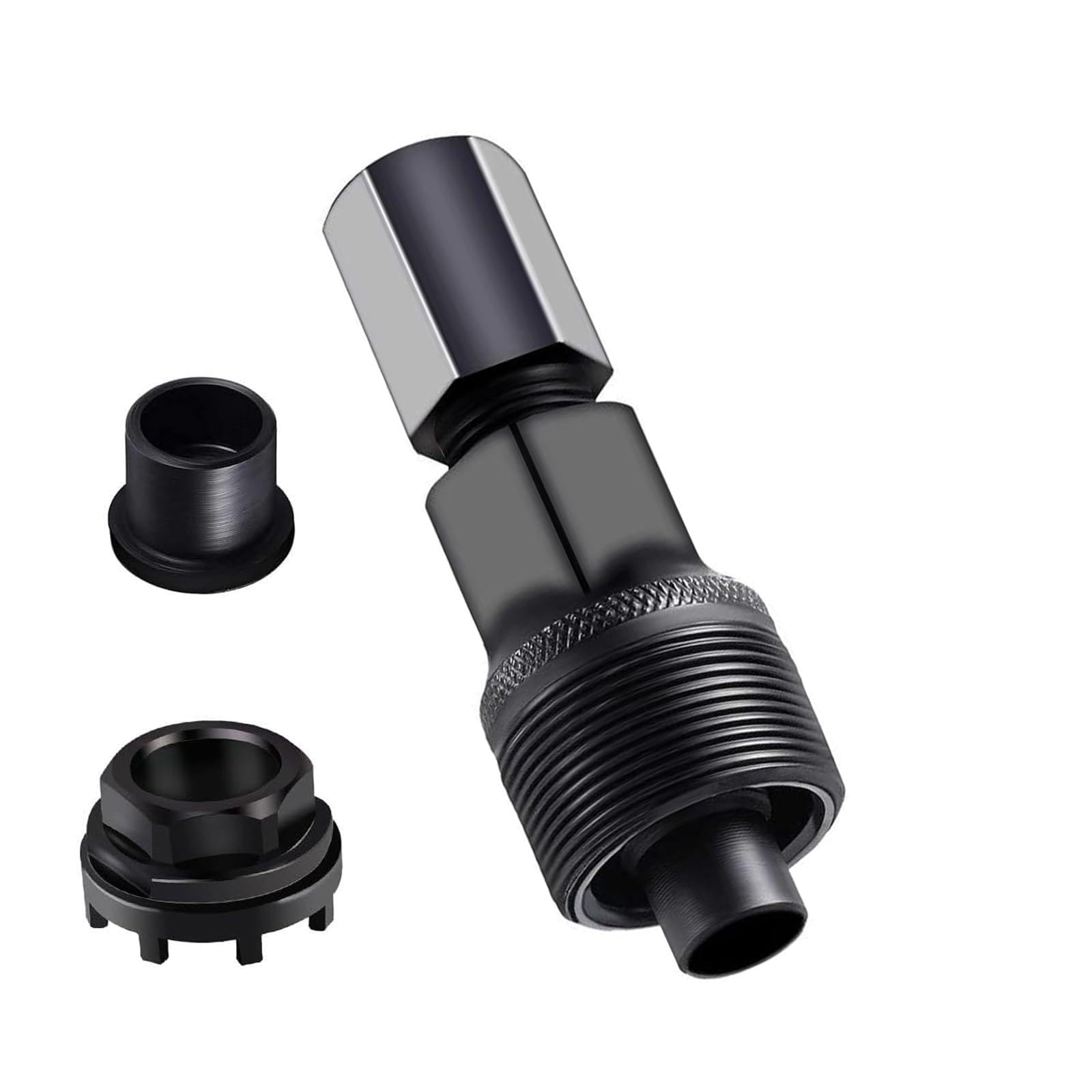 Kurbelabzieher Fahrrad Kurbelabzieher Kurbel Entferner Fahrrad 42mm Fahrrad Tretlager Werkzeug Crank Puller Fahrrad Lockring Tool mit 8 Zähnen Verschlussring Kompatibel für Viele Fahrradtypen