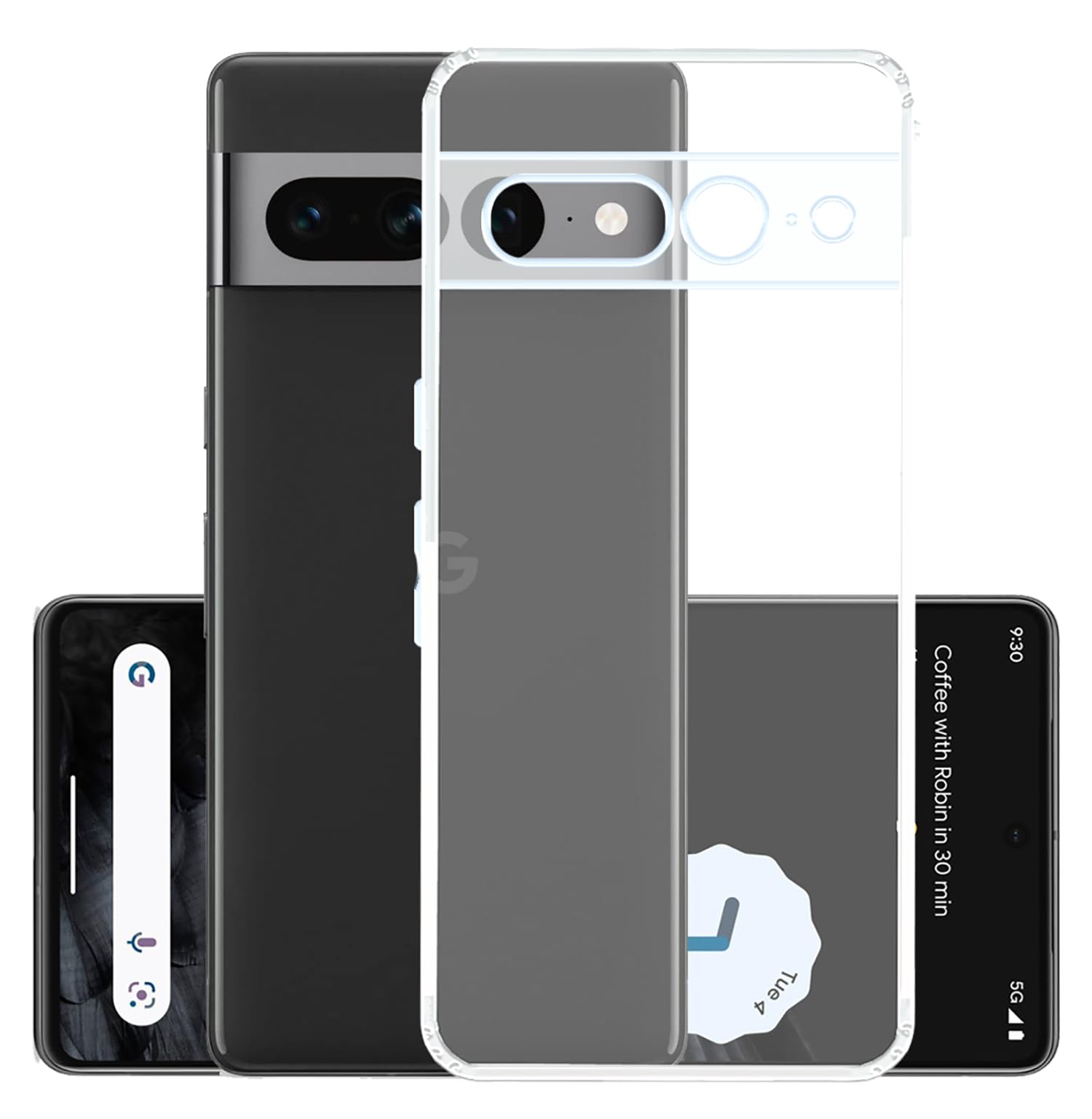 YOFO Back Cover for Google Pixel 7 Pro (SlimFlexible|Silicone|Transparent|Camera Protection|DustPlug) (B0CL2HN4YN) Amazon Price History, Amazon Price Tracker